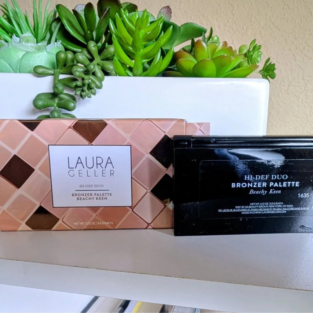 Laura Geller Hi-Def Duo Bronzer Palette – Beachy Keen (BNIB)